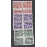 South Africa 1930/45 2/6 green and brown (pair) SG 49 UM