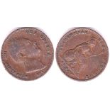 Great Britain 1837 Farthing, VF, S3848