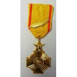 Medal-Republic du Zarire cross and Oak Icaf clasp(officers)