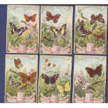 Liebig Butterflies of Central Europe 1897 set 6 S0518 vg