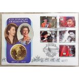 Great Britain 1992 40th Anniversary of the Ascension to the Throne stamp set (Buckingham Palace