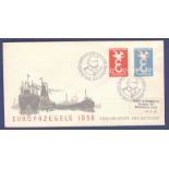 herlands 1958 Europa set on Official FDC Sg 868/9