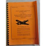 WWII Pilot's Flight Operating Instructions for army models P - 63A-8, P - 63 A-5 Airplanes etc.