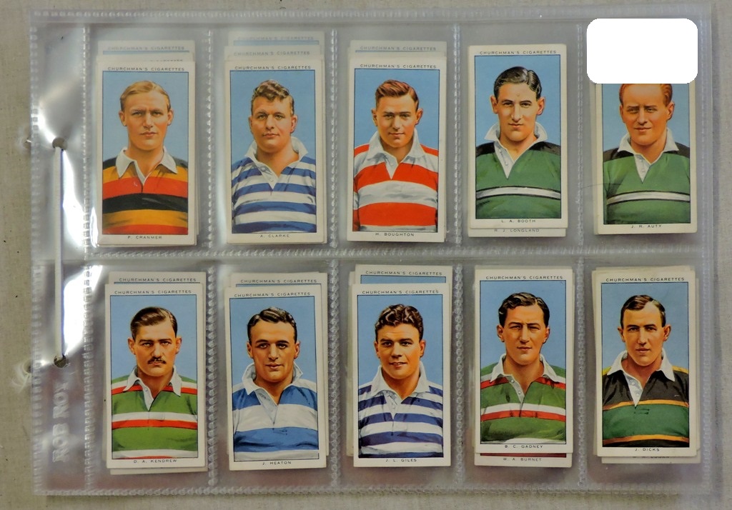 Churchman's Rugby Internationals 1930 set, 50/50 VG++/EX