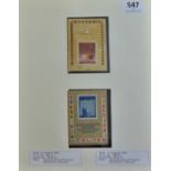 Poland 1955 International Philatelic Exhibition Warsaw miniature sheet pair S.G M5 944a Michel 920