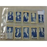 Carrere's-Turf Slides, Celebrities of British History 1951, set 50/50, VG/EX