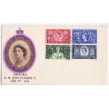 1953 (3 June) Coronation FDC Torquay c.d.s (unaddressed).