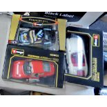 Burago Cars(3)-Porsche 911 1993 code 3360-Mercedes Benz 300 SL Touring 1957 code 3043-Ferrari 455 GT