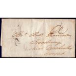 Great Britain - London - 1815 EL London-Dorset, XXX Double Ring Codes 11/10/1815.