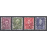 Germany 1949 Relief Fund Set of 4. SG1039/42.