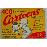 400 Famous Cartoons- by 5 Famous Cartoonists WWII, Well read copy!