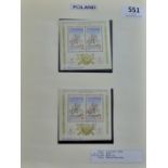 Poland 1986 World Post Day miniature sheet S.G. M5 3065 u/m Mint Michel 3051 block 101 fine used (
