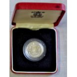 Great Britain 1983 £1 Silver Proof - first year, Royal Mint box