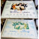 Four Weddings and a Funeral - 40" x 30" double sided-PTPG81-in good condition