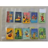 Walt Disney '3-D' Tilt to and fro' Promotional cards - cigarette card set to promote '3-D Postcards'