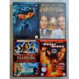 DVD's-Finding Neverland-Narnia,Ghost Rider, The Dark Knight.