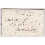 Sussex 1831 Mourning EL Uckfield to Cotterbatch, Herts with SL Uckfield (Message removed (a good