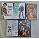 DVD's-Saint and Soldiers, Iron Man 2,Indiana Jones, Kingdom of the Crystal Skull, Dave Spikey,Living