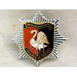 Buckinghamshire Fire and Rescue Service Obsolete cap badge, made by Jeeves Ltd Waterloo, Liverpool