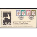 Great Britain 1980 (10 September) British Conductors set on Halle Official Cover and Halle