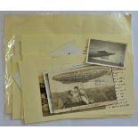 Zeppelin and Airship photos and Post Cards, an interesting selection