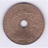 French Indo-China 1908A Cent, KM 12.1, UNC full lustre