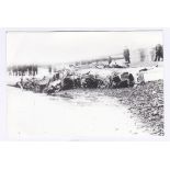 Sheringham 1939 (16/12) Crashed Heinkel on Sheringham Beach - B/W Press Photograpg 6" x 4" - All