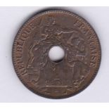 French Indo-China 1906A Cent, KM 8, UNC with lustre, scarce