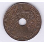 French Indo-China 1926A Cent, KM 12.1, UNC with lustre