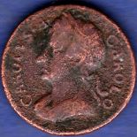 Great Britain - 1674- King Charles II Farthing S3394, A/fine.