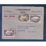 French Colonies Senegal 1938 Airmail env, commercial Dakar to Germany. A good cover