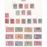 France 1900-1920 Selection of 27 used definitive's to 20 Fr. Noted S.G. 295, 307, 431-432. Cat value