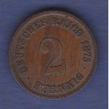 Germany 1875A, 2 Pfennig KM2