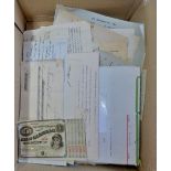 Postal History including Pre-adhesive, some autographed by the sender, some ephemera including