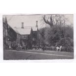 Wiltshire/Hunting the south West Wilts Foxhounds meet at Zeals House, used Mere duplex 1906