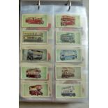 Album-Cigarette Cards-Transport Lorries, Tractors, Steam Engines