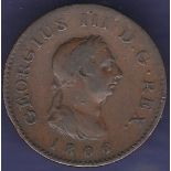 Great Britain 1806- Farthing, Ref (S3782), Grade G.Fine.