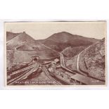 Wales Crib Au & Fridd-y-Bwlch Blaenau Festiniog phototype Valentines Z11275 unused superb view of