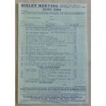 Surrey 1934 Bisley Meeting entry form