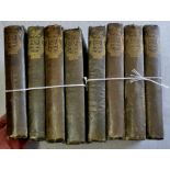 The Works of Robert Burns With His Life by Allan Cunningham. London: J. Cochrane 1834. Set of 8