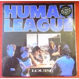 Human League-'Louise' Limited Edition-No Coloured poster inside-VS723-12a in excellent condition