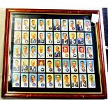 John Players Framed Cards-Cricketers 1938, in good condition 50/50