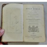 A King James Bible -Printed in Edinburgh by Sir D.Hunter Blair and M.T.Bruce 1835, a fine leather