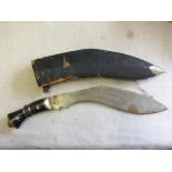 A very old Indian Kukri, an old example which were made by the Indian's to be taken home as