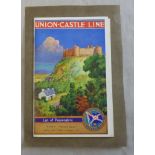 Union Castle Line - 1937 R.M.M.V. "Athlone Castle" Passenger list plus brochure 'leaving' Care