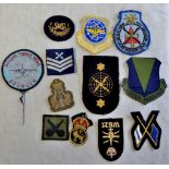 Mixed Military patches, Air Mobility Command, Signals Instructor, WSM, SMG, Bandsman etc. A good