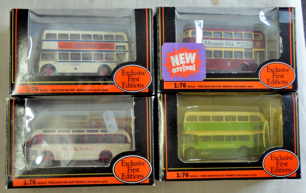 Gilgow (4)-Diecast Buses scale 10-76-Coventry Transport 19804-Sheffield City 19701-Bristol Greyhound