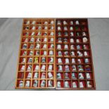 Thimbles-An extensive collection of 500 and many in wall mounted display cases, a wide variety of