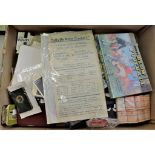 Ephemera - a truly wide ranging carton including: Speedway, Ipswich Town (Inc 8mm clip film) Vintage