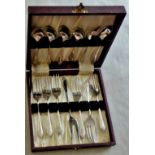 Boxed-Fish Forks and spoons original box